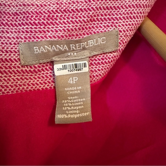 Banana Republic Pink Sheath Dress Size 4 Petite - Picture 9 of 9